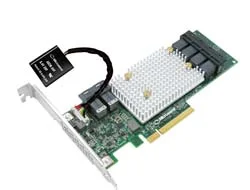 Adaptec SmartRAID 3154-24i 4GB SAS 24 HDD Sgl.  PCIe x8 12 Gbps Low Profile