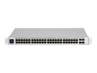 Ubiquiti Switch UniFi 48xRJ45 GBit/4xSFP+ Managed Gen2 19" Rack-Mountable, Fanless, 1,3" Touchscreen
