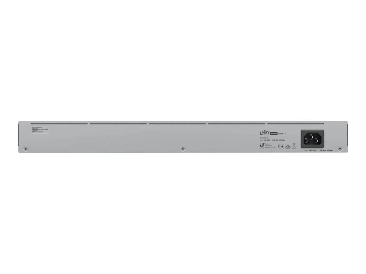 Ubiquiti Switch UniFi 48xRJ45 GBit/4xSFP Managed Gen2 19" Rack-Mountable, Fanless, 1,3" Touchscreen