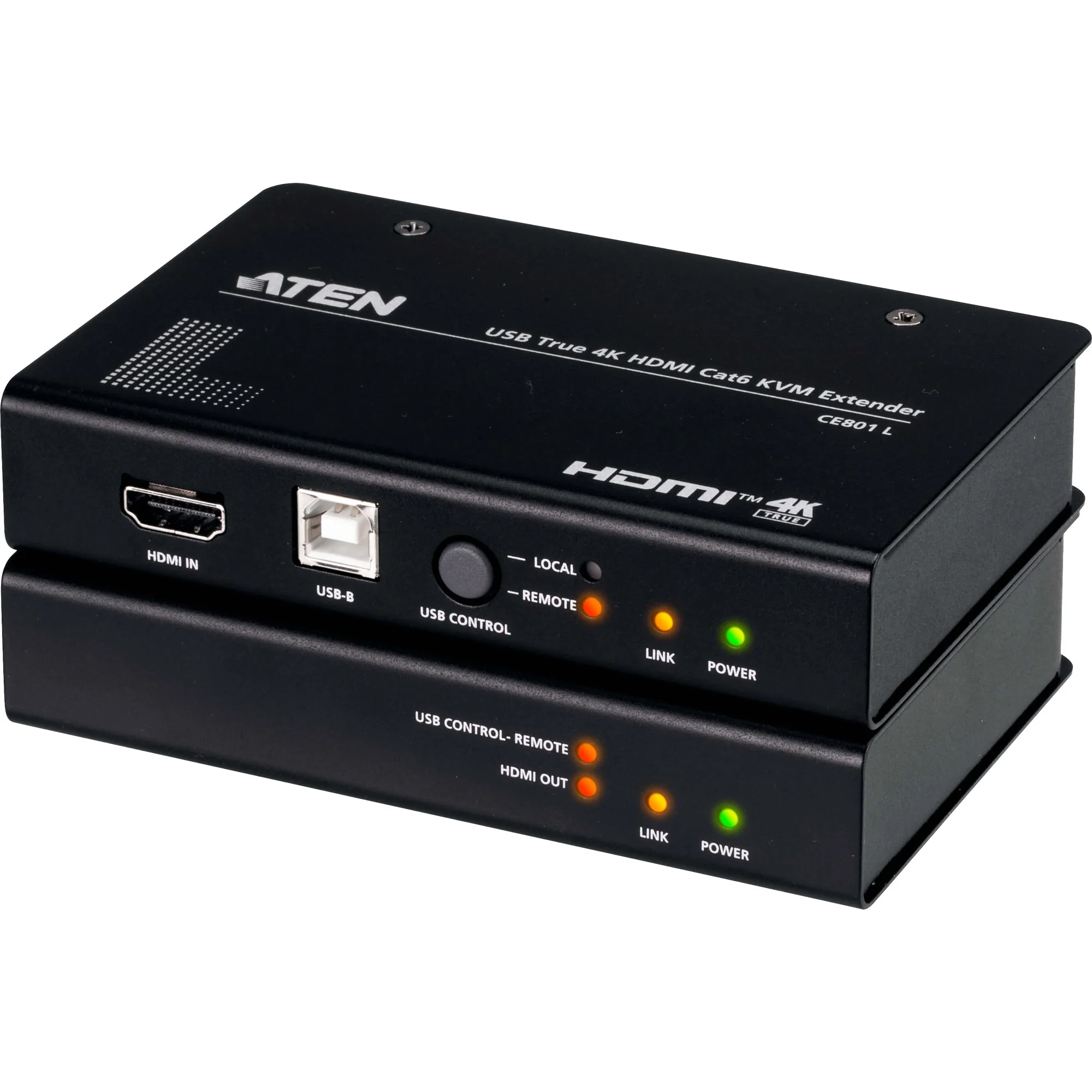 ATEN CE801 KVM Cat.6 Konsolen-Extender, USB HDMI (True 4K bei 70m)