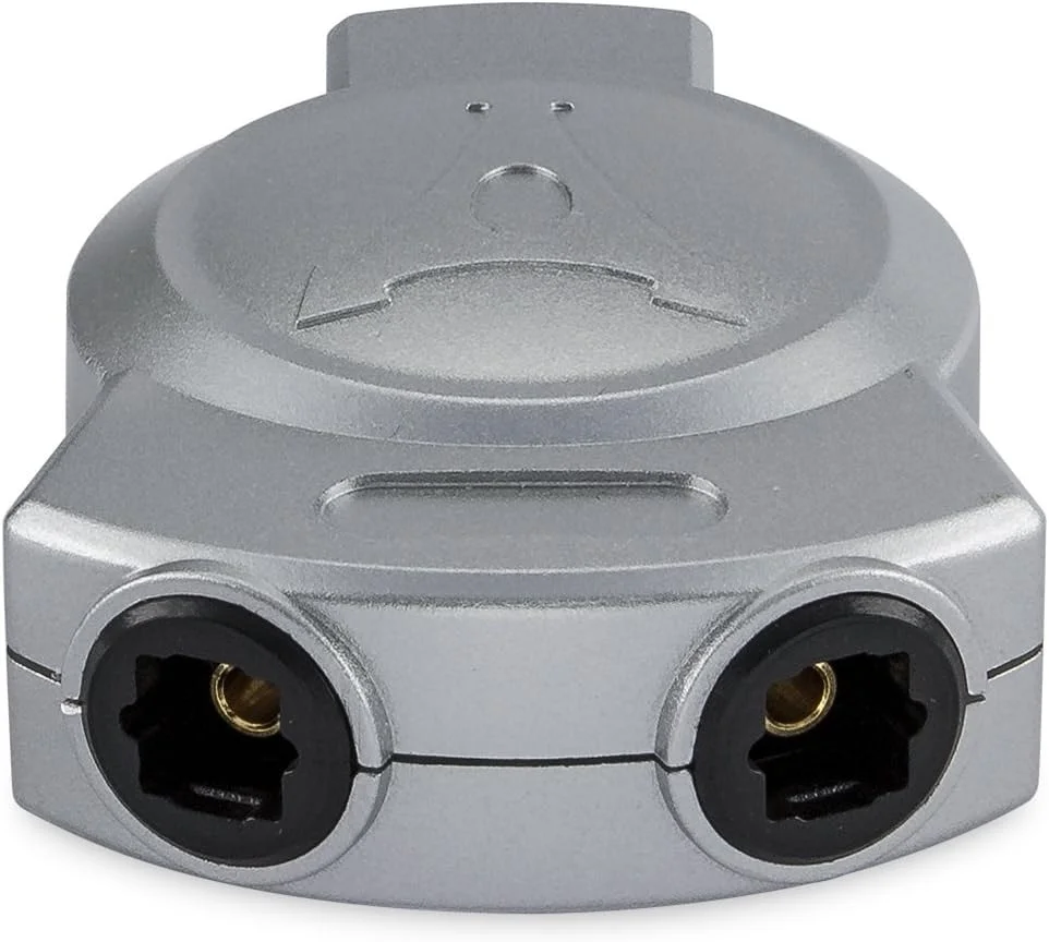 HDSupply Toslink Verteiler 1x2 silber