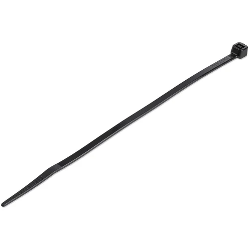100 PACK 6 CABLE TIES -BLACK NYLON ZIP TIE WRAPS UL TAA
