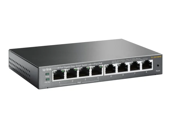 TP-LINK Switch TL-SG108PE 8xGBit (4x PoE+ / 64W) Managed