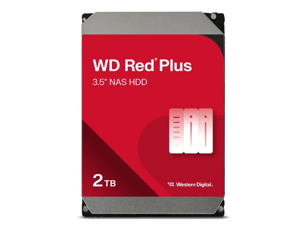WD HD3.5" SATA3 2TB WD20EFPX / 24x7 / NAS (Di) 64MB / 5400rpm / CMR