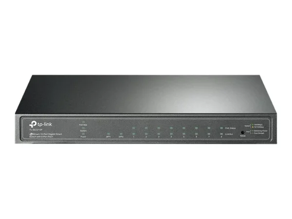 TP-LINK Switch SG2210P 8xGBit/2xSFP Managed PoE+ (53W)