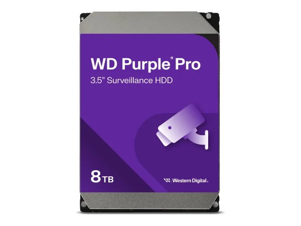 WD HD3.5" SATA3 8TB WD8002PURP / Surveillance (Di)