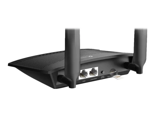 TP-LINK WLAN 300 Mbit Router 4G/LTE Dualband Plug and Play, Micro-SIM Slot