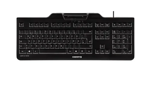 CHERRY Keyboard KC 1000 SC Smartcard [DE] black