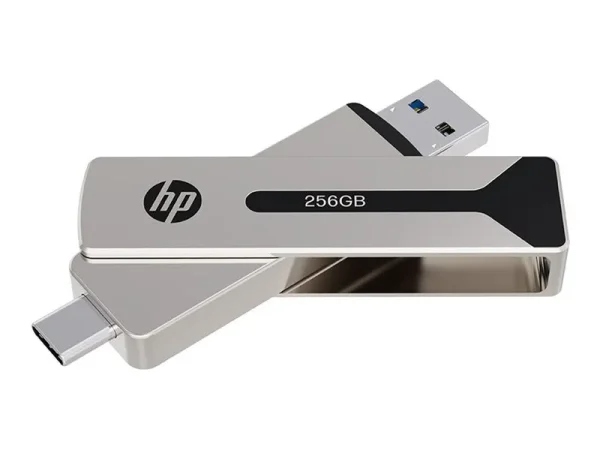 HP USB-C & Typ-A 3.2  256GB  SSD Steel Flash Drive 911Pro