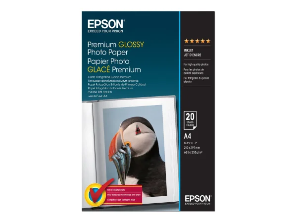 EPSON Fotopapier premium glossy A4 20BL