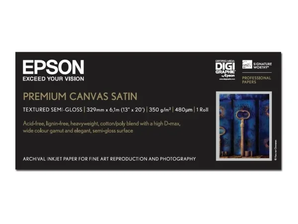 EPSON Papier Premium wasserfest 33cmx6m