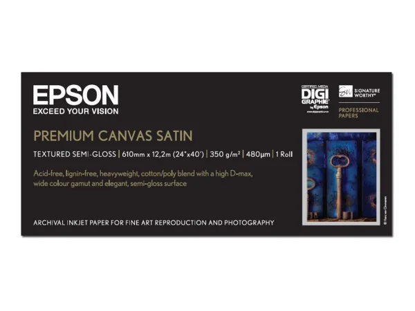 EPSON Rollenpapier premium 24Zollx12,2m