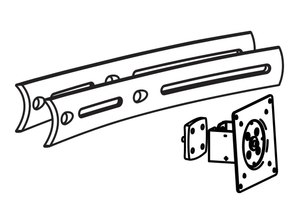 ERGOTRON DS100-Querschienenverlaengerung