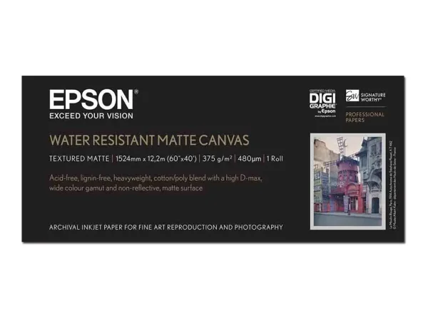 EPSON Papierrolle matte Canvas 60x40z