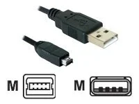 DELOCK Kabel USB2 mini 4-Pin Hirose 1,5m
