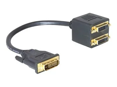 DELOCK Adapt. DVI25 Steck 2xDVI25 Buchse