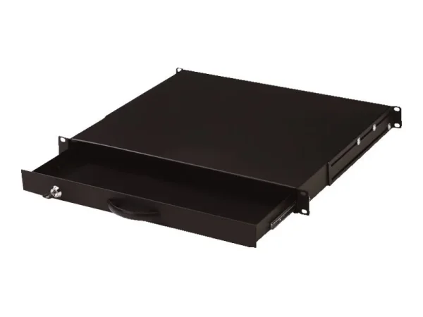 DIGITUS Tastatureinschub 1U schwarz