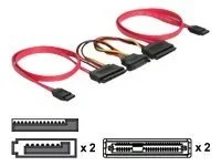 DELOCK SATA All-in-One Kabel fuer 2x HDD