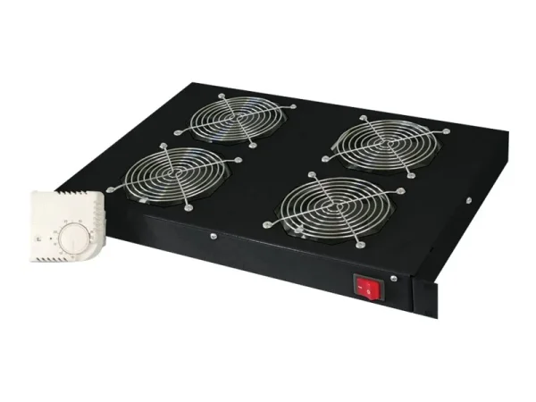 DIGITUS Einschublueft. 4Fan 48,3cm black