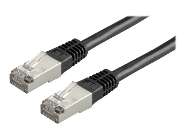 ROLINE Patchkabel Kat.5e schwarz 2m
