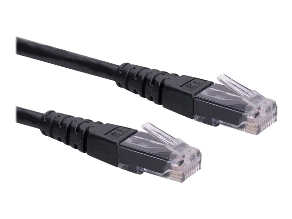 ROLINE Patchkabel Kat.6 schwarz 0,5m