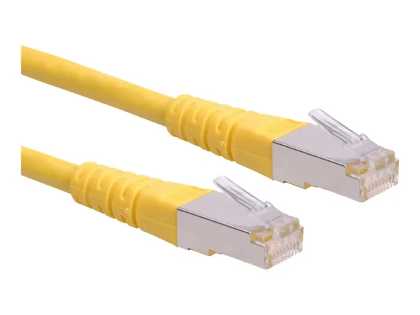 ROLINE Patchkabel Kat.6 PiMF gelb 0,5m