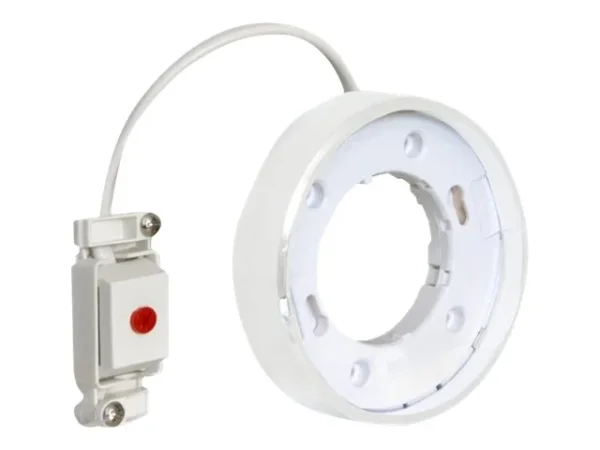 DELOCK LED GX53 Fass Aufbau rund F weiss