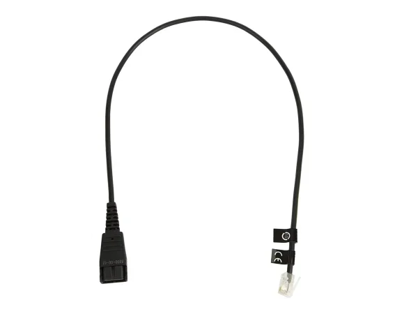 JABRA QD Cord to RJ10 straight 0.5meters
