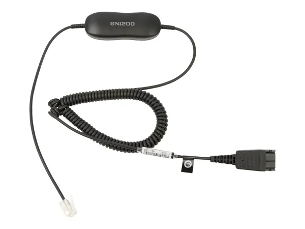 JABRA Smart Cord QD to RJ10 coiled