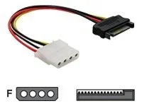 DELOCK Adap. Pow SATA 15P/St->4P/Bu 12cm
