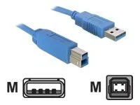 DELOCK Kabel USB 3.0 1,8m A-B St/St
