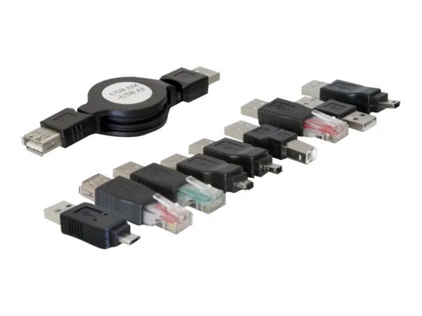 DELOCK ZU USB Adapterkit 10-teilig