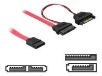 DELOCK Kabel SATA Slim13pin Buchse>7+15p