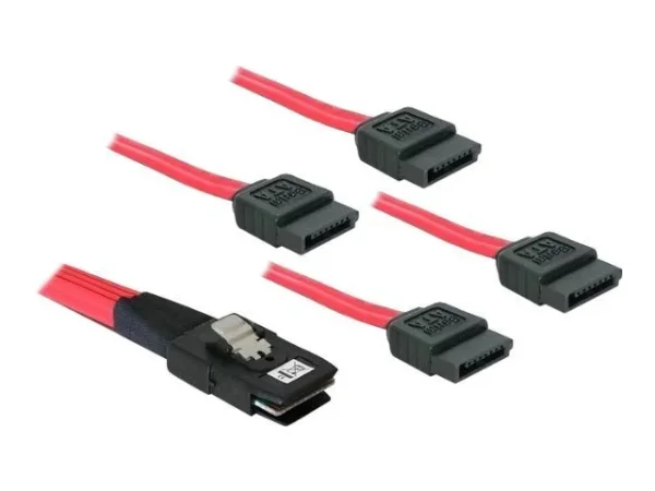 DELOCK Kabel SAS int. 36pin-4x SATA 1m