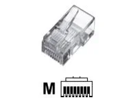 ASSMANN 100x Modularstecker RJ12 Cat5e