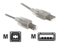 DELOCK Kabel USB 2.0 upstream 0,5mFerrit