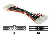 DELOCK Adap MainboardATX 24male-20female