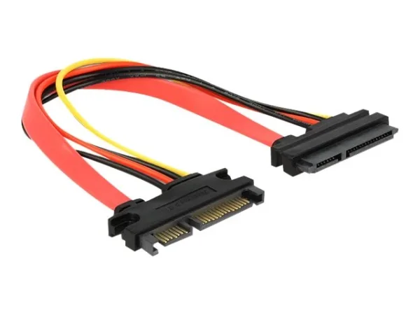 DELOCK Kabel SATA22p>22p St/Bu Verl.20cm