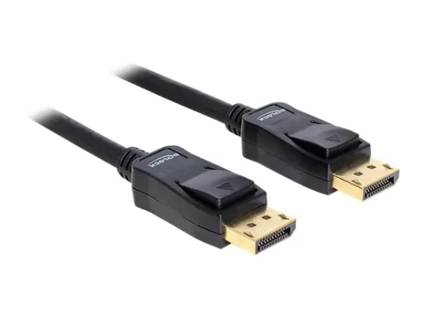 DELOCK Kabel Displayport St-St. Gold 5m