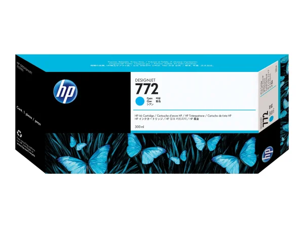 HP 772 Tinte 300ml cyan DesignJet