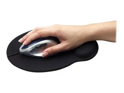 MANHATTAN Mauspad m.Handgelenka. schwarz