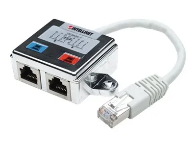 INTELLINET 2-Port RJ-45 Verteiler