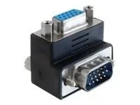DELOCK Adapter VGA-St/Bu 270G gewinkelt