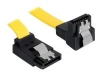 DELOCK Kabel SATA 6Gb/s 50cm gelb ob/un