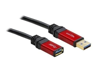 DELOCK Kabel USB 3.0 rot Verlaeng. 3.0m