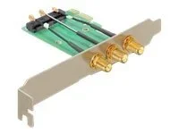 Delock PCI Express Karte > Mini PCIe Slot + 3 RP-SMA Anschlüsse