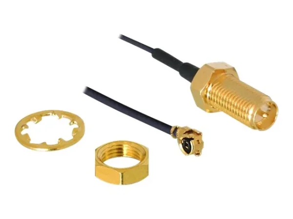 DELOCK WLANz Anschl. RP-SMA Jack 350mm