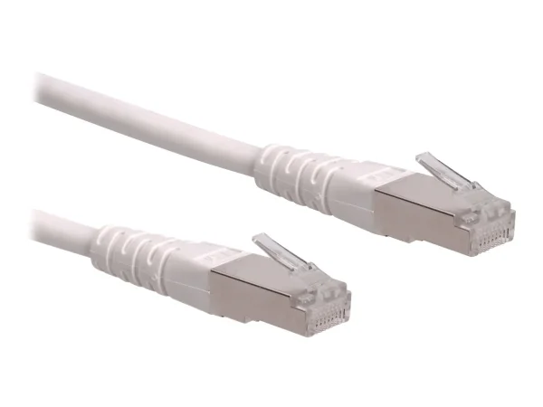 ROLINE Patchkabel Kat.6 PiMF weiss 5m