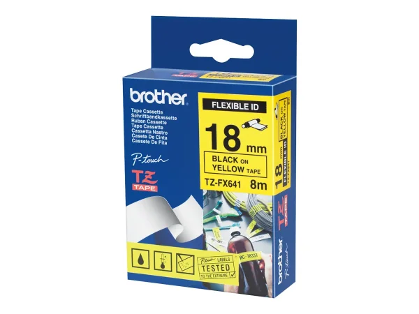 BROTHER TZEFX641 Spezialband 18mmx8m