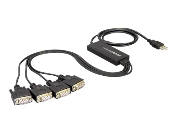 DELOCK Adapter USB 2.0 Seriell 4x9 Pin